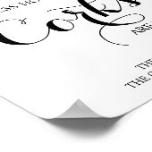 Poster Voyage de Fête des mariées de Corks Sunflowers (Coin)