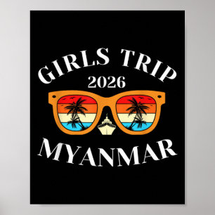 Poster Voyage de filles 2026 Myanmar Spring Break 2026 Cr
