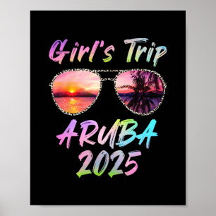 Poster Voyage de filles Aru 2025 Vacances d'été Sungl Hol
