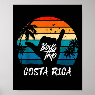 Poster Voyage de gars au Costa Rica, tenue assortie