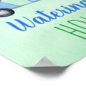 Poster Voyage de golf Premier anniversaire Parte d'arrosa (Coin)