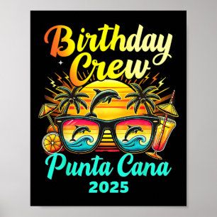 Poster Voyage de groupe correspondant pour l'anniversaire