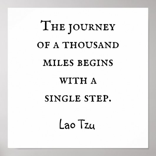 Poster Voyage de mille marches (Devant)