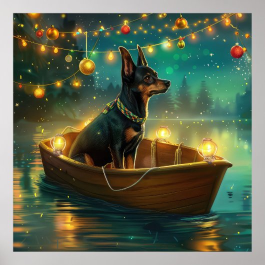 Poster Voyage de Noël australien Kelpie (Devant)