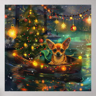 Poster Voyage de Noël festif à Chihuahua