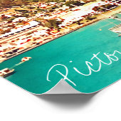 Poster Voyage de Picton Harbour Nouvelle-Zélande (Coin)