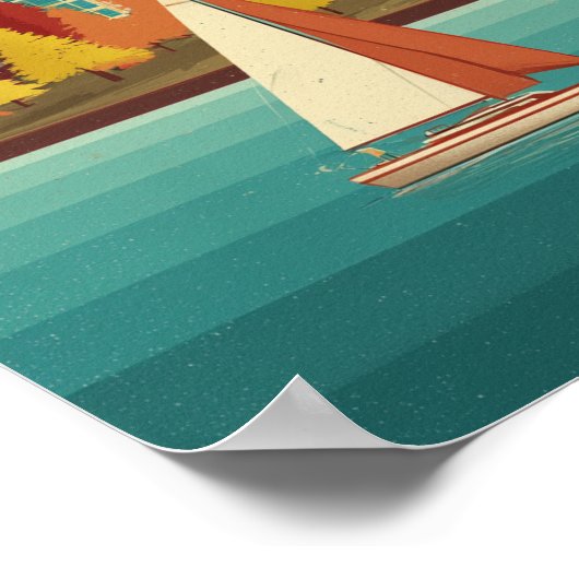 Poster Voyage de Vancouver moderne (Coin)