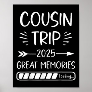 Poster Voyage d'équipage Cousin 2025 Semaine de réunion f