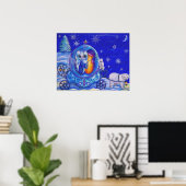 Poster Voyage d'hiver (Bureau à domicile)