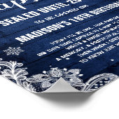 Poster Voyage d'hiver ONE derland Rustic Time Capsule (Coin)