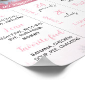 Poster Voyage d'hiver Onederland 1er Anniversaire Jalon (Coin)