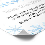 Poster Voyage d'hiver Onederland Anniversaire Heure Capsu (Coin)