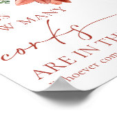 Poster Voyage d'hiver rouge moderne Combien de lièges Jeu (Coin)