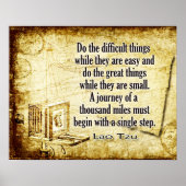 Poster Voyage D'Un Mille Miles (Devant)