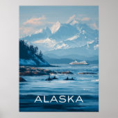 Poster Voyage en Alaska (Devant)