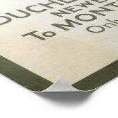 Poster Voyage en bateau à vapeur vintage Canada (Coin)