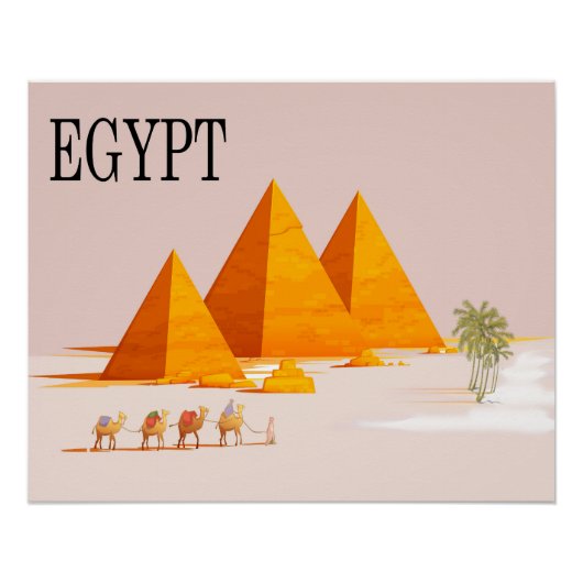 Poster Voyage en Égypte (Devant)
