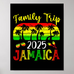 Poster Voyage en famille Jamaïque 2025 Summer Vacation Be