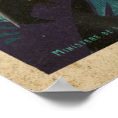 Poster Voyage en France vintage (Coin)