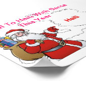 POSTER VOYAGE EN HAÏTI AVEC PÈRE NOËL CETTE ANNÉE (Coin)