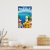 Poster - Voyage En Sicile, Italie (Cuisine)