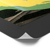 Poster Voyage en train vintage (Coin)