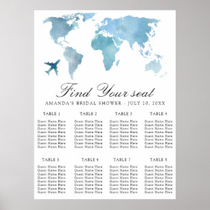 Poster Voyage enterrement de vie de jeune fille Organigra