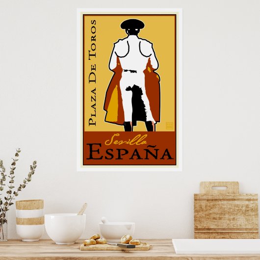 Poster Voyage Espagne (Cuisine)
