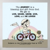 Poster Voyage est un cadeau (Devant)