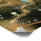 Poster Voyage festif de Noël de Boston Terrier (Coin)