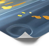 Poster Voyage festif de Noël Havanais (Coin)