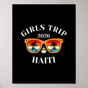 Poster Voyage Filles 2026 Haïti Vacances de Printemps 202