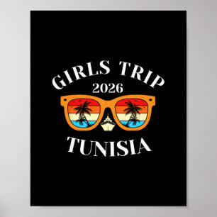 Poster Voyage Filles 2026 Tunisie Spring Break 2026 Crois