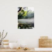 Poster Voyage | Floride - Blue Hole Springs Foggy Morning (Cuisine)