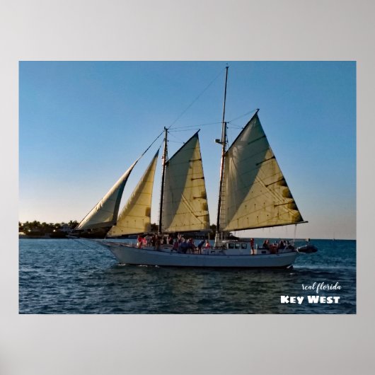 Poster Voyage | Floride - Key West Sunset Sailboat Cruise (Devant)
