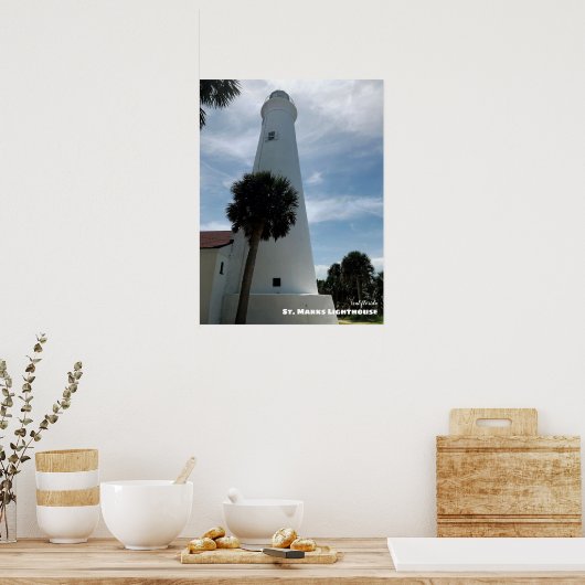 Poster Voyage | Floride - Phare de St. Marks (Cuisine)