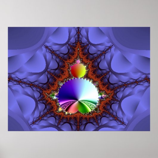 Poster Voyage fractal (Devant)