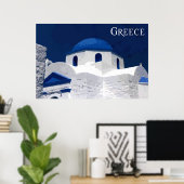 Poster Voyage Grèce (Bureau à domicile)