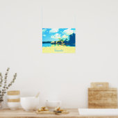 Poster Voyage île tropicale Vanuatu (Cuisine)