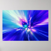 Poster Voyage interstellaire et hyper-saut dans l'espace  (Devant)