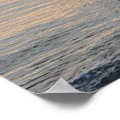 Poster Voyage | Italie — Coucher de soleil de Monterosso (Coin)