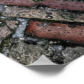 Poster Voyage | Italie - Pavés de rue Assisi (Coin)