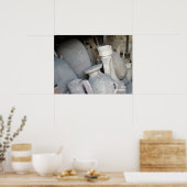 Poster Voyage | Italie - Pompeii Amphorae (Cuisine)