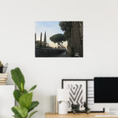 Poster Voyage | Italie - Promenade Appienne en soirée (Bureau à domicile)