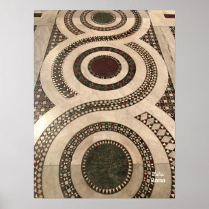 Poster Voyage   Italie - Rome, Basilique de Père Noël Mar