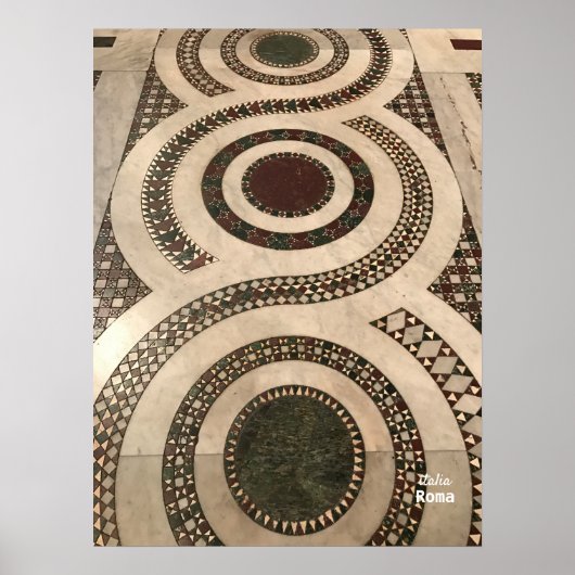 Poster Voyage | Italie - Rome, Basilique de Père Noël Mar (Devant)