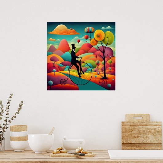 Poster Voyage magique (Cuisine)