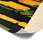 Poster Voyage Malaga Espagne (Coin)