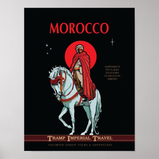 Poster Voyage Maroc (Devant)