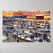 Poster Voyage Marrakech (Devant)